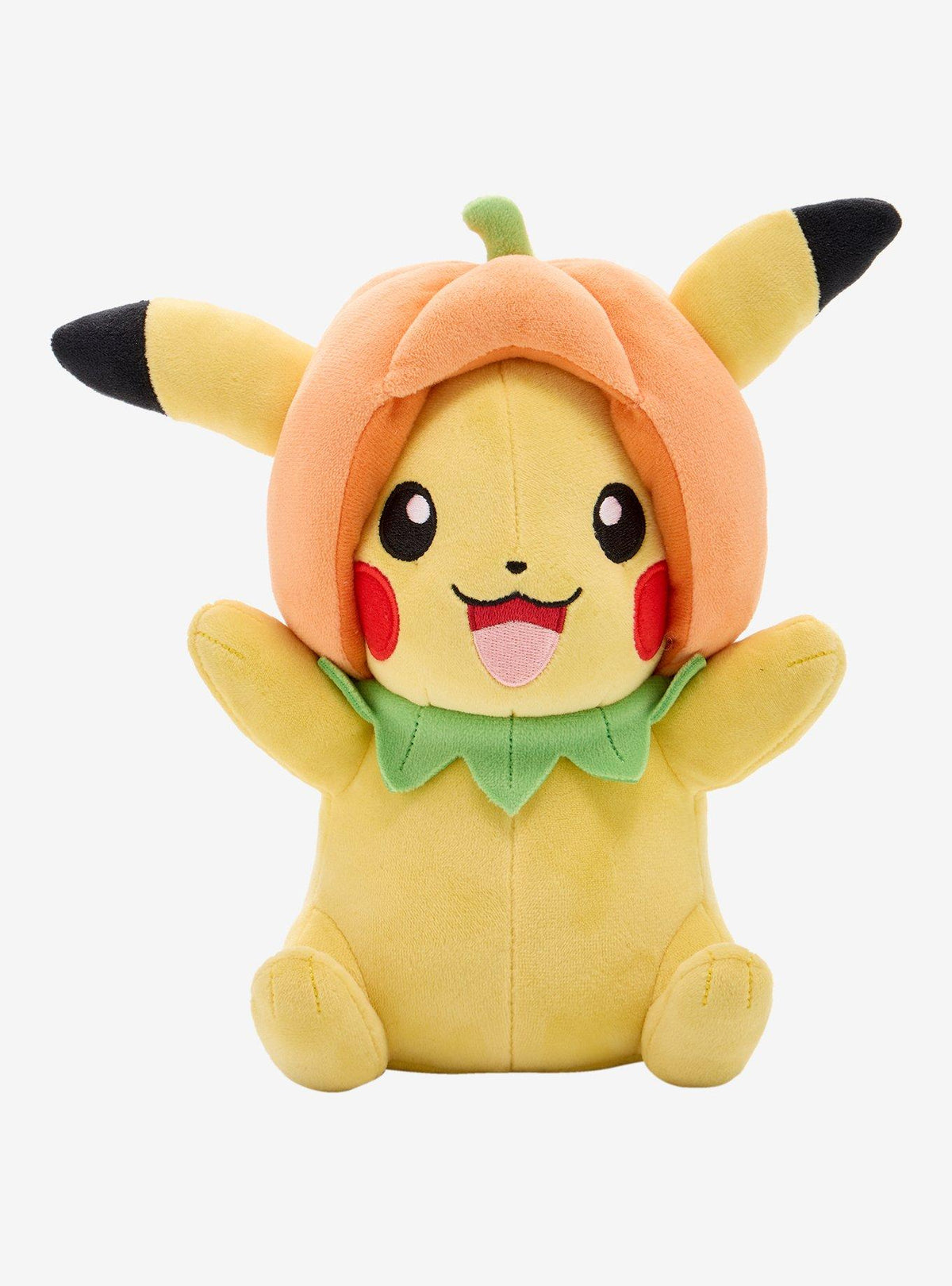 Peluche Pikachu con gorro de calabaza