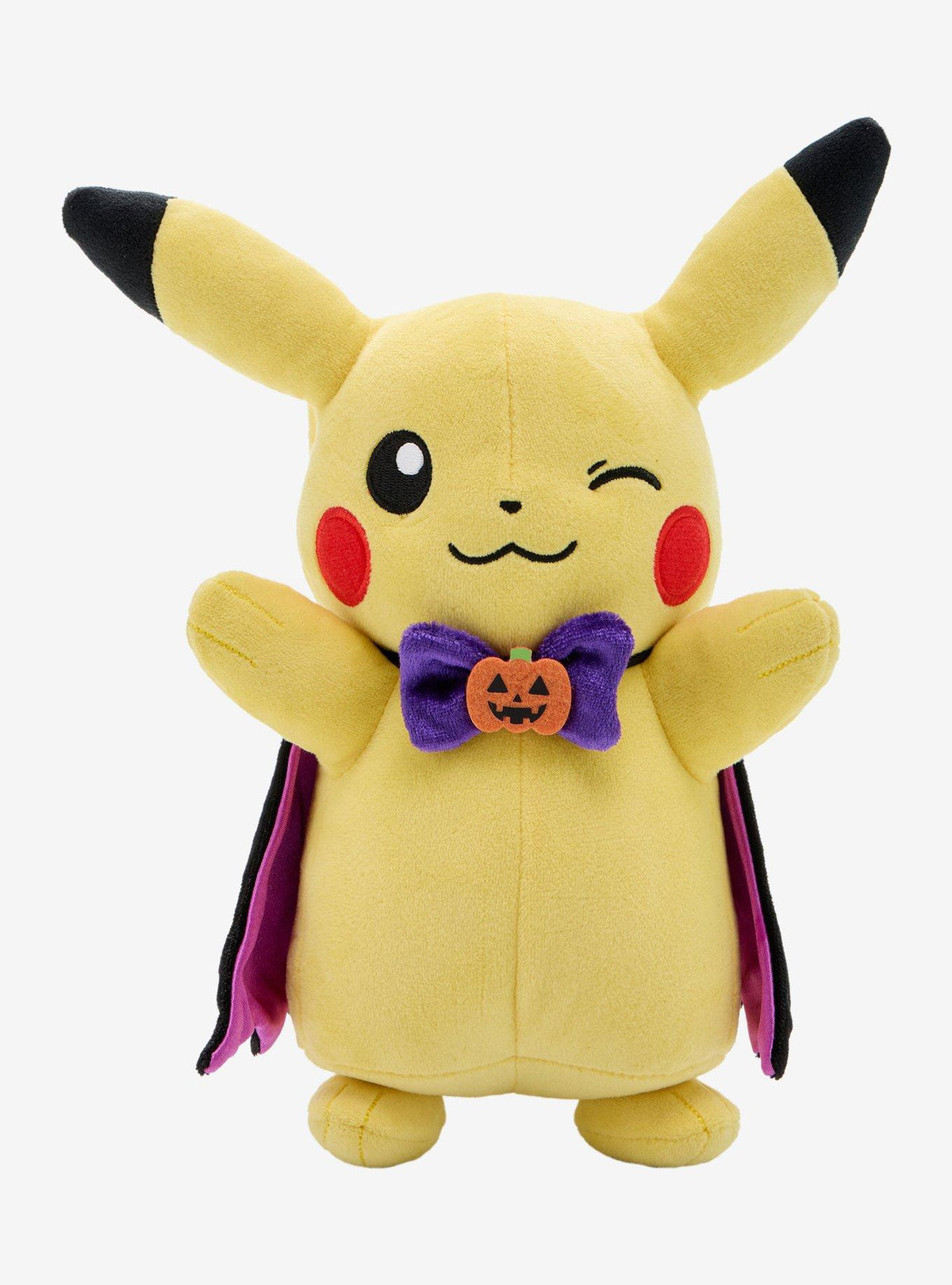 Pokémon: Peluche Pikachu con capa de Halloween
