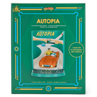 Figura 3D iluminada de Autopia – Disneyland