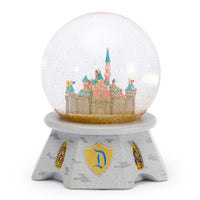Globo de nieve iluminado del Castillo de la Bella Durmiente