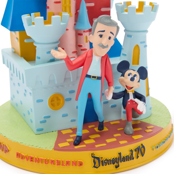 Figura de Walt Disney y Mickey Mouse: 70.º aniversario
