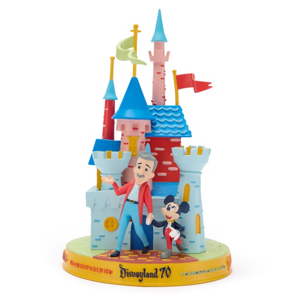 Figura de Walt Disney y Mickey Mouse: 70.º aniversario