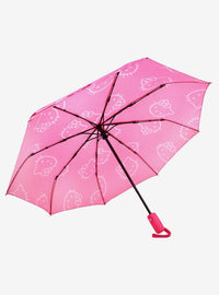 Paraguas compacto rosado Hello Kitty