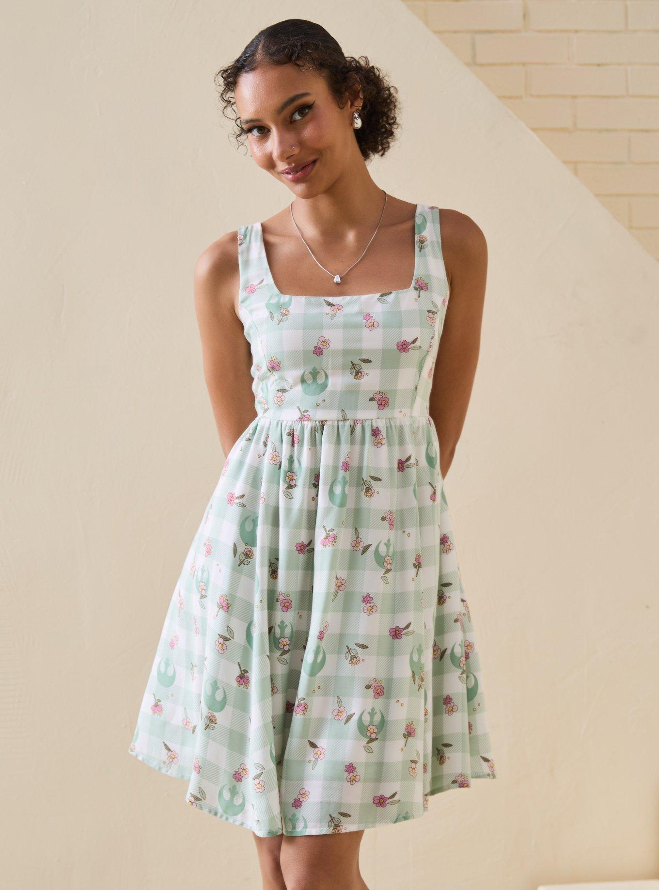 Vestido Star Wars Rebel de cuadros vichy
