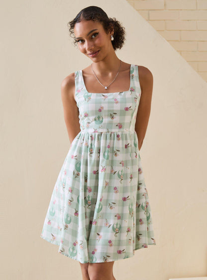 Vestido Star Wars Rebel de cuadros vichy