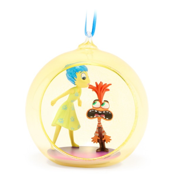 Adorno globo de vidrio Joy y Anxiety – Inside Out 2