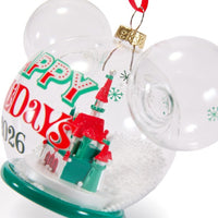 Adorno de vidrio de Mickey Mouse y el castillo de Fantasyland 2026