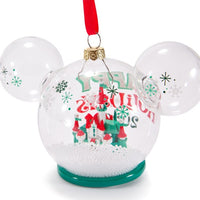 Adorno de vidrio de Mickey Mouse y el castillo de Fantasyland 2026