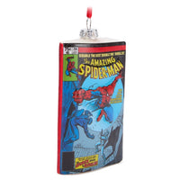 Adorno de vidrio de Spider-Man estilo cómic