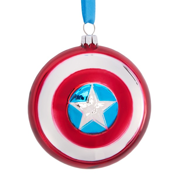 Adorno de vidrio del escudo del Capitán América