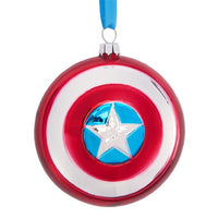 Adorno de vidrio del escudo del Capitán América