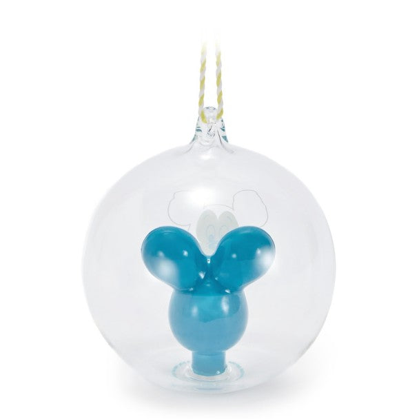 Adorno esférico de vidrio de Mickey Mouse