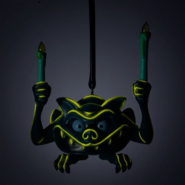 Adorno candelabro de gárgola de The Haunted Mansion
