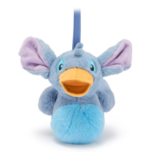 Adorno de pato de peluche de Stitch