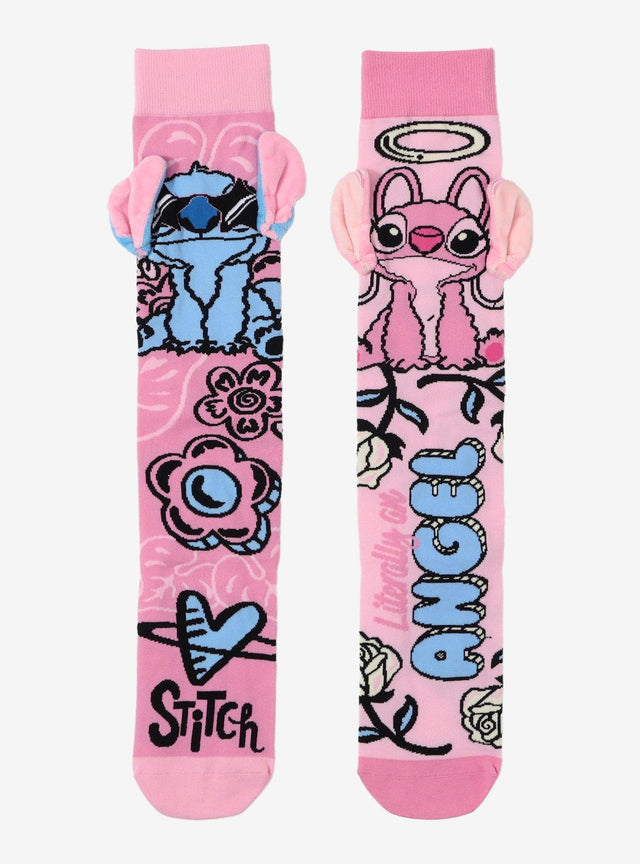 Disney Stitch y Angel: calcetines desparejados