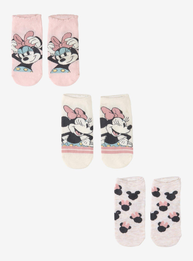 Disney Calcetines Invisibles Pastel de Minnie Mouse