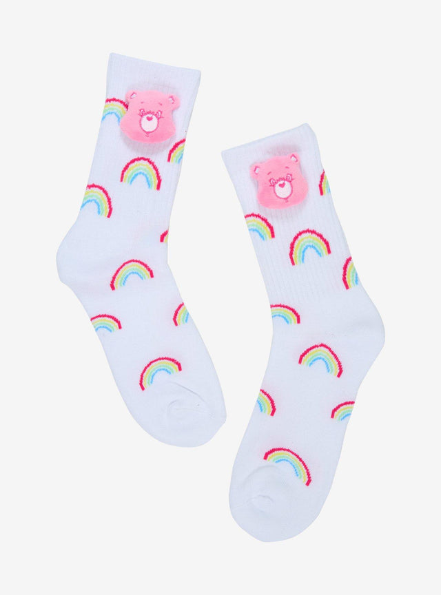 Calcetines de Care Bears con Cheer Bear y arcoíris