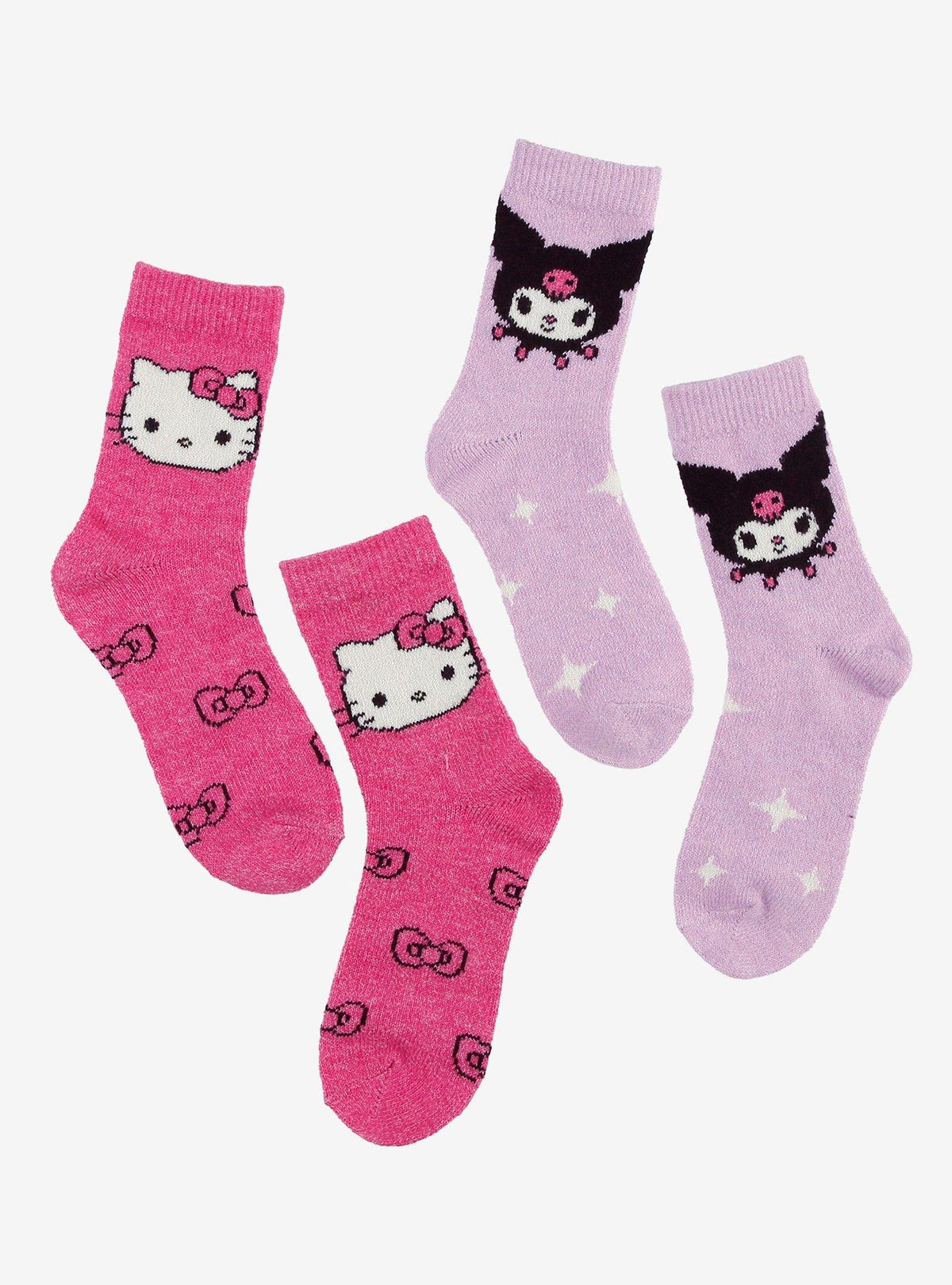 Calcetines Sanrio Hello Kitty y Kuromi, 2 pares