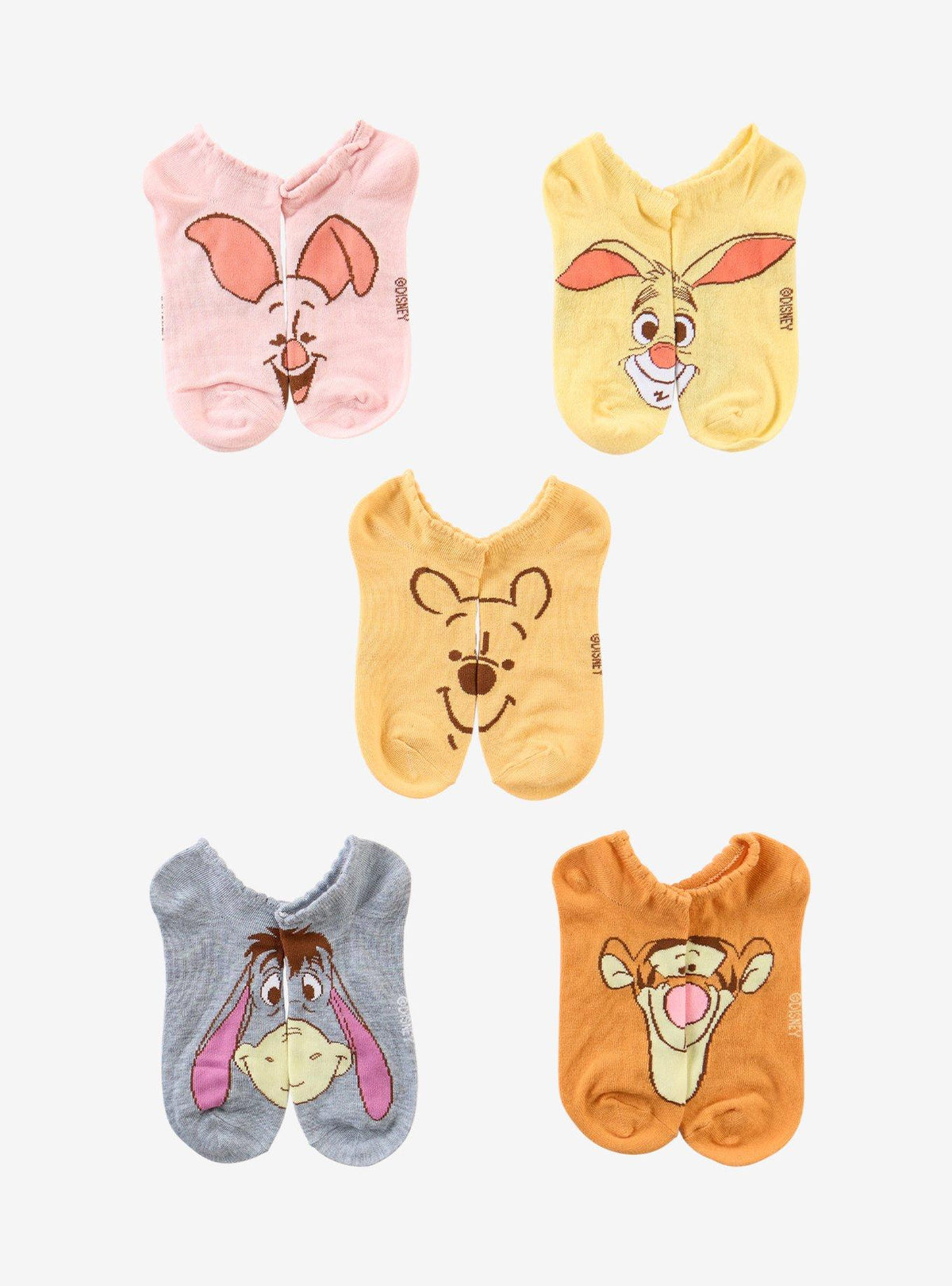 Calcetines invisibles Disney Winnie the Pooh, 5 pares