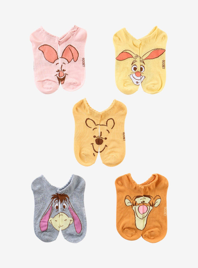 Calcetines invisibles Disney Winnie the Pooh, 5 pares