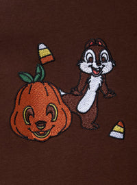 Polera Halloween Chip & Dale con calabazas, talla plus