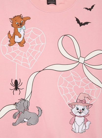 Polerón The Aristocats Gatitos Halloween Mujer Talla Plus