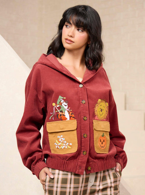 Chaqueta de pana Winnie the Pooh Halloween para mujer