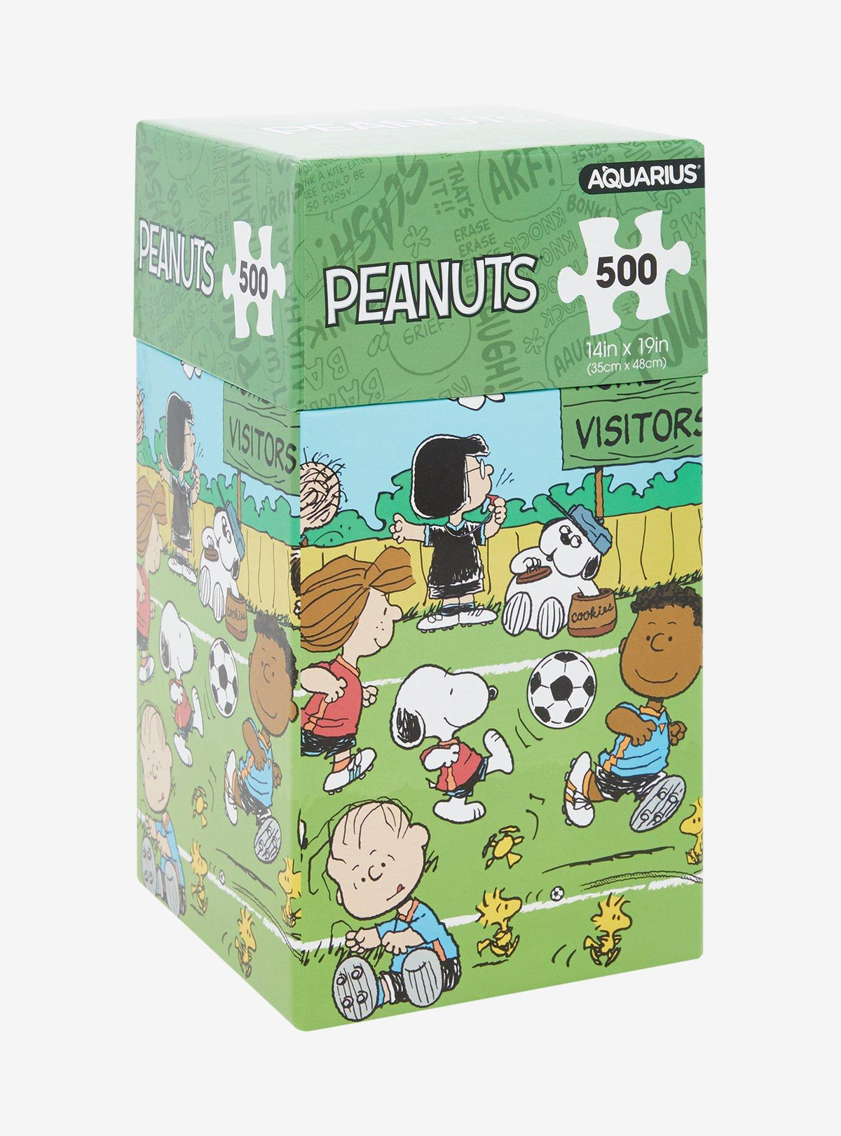 Puzzle Peanuts: Snoopy y sus amigos jugando fútbol