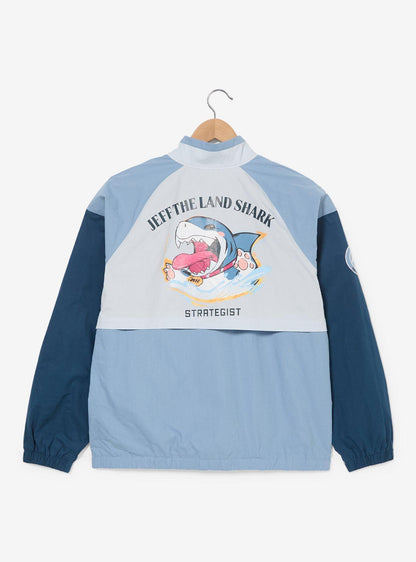 Chaqueta cortaviento Marvel Rivals de Jeff the Land Shark