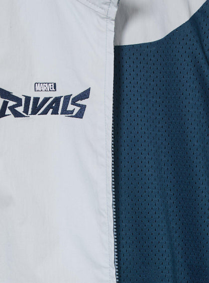 Chaqueta cortaviento Marvel Rivals de Jeff the Land Shark