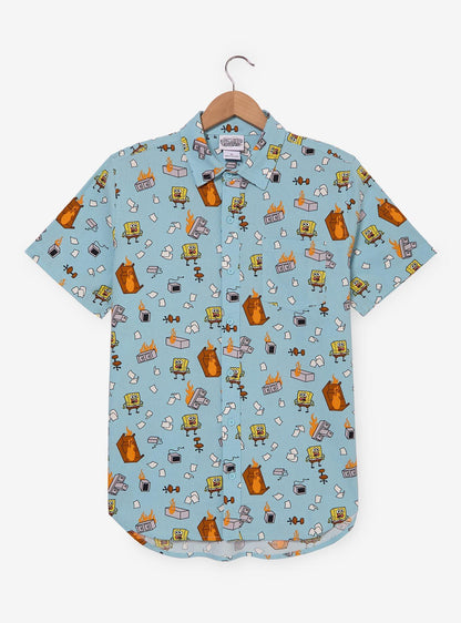 Camisa SpongeBob SquarePants Oficina en Llamas