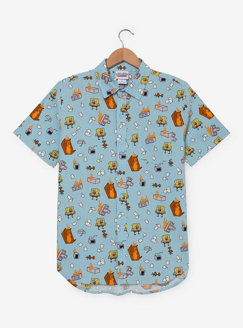 Camisa SpongeBob SquarePants Oficina en Llamas