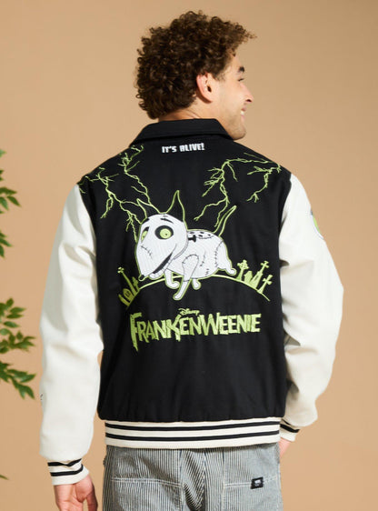 Chaqueta varsity Frankenweenie que brilla en la oscuridad