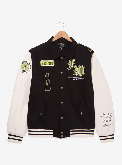Chaqueta varsity Frankenweenie que brilla en la oscuridad