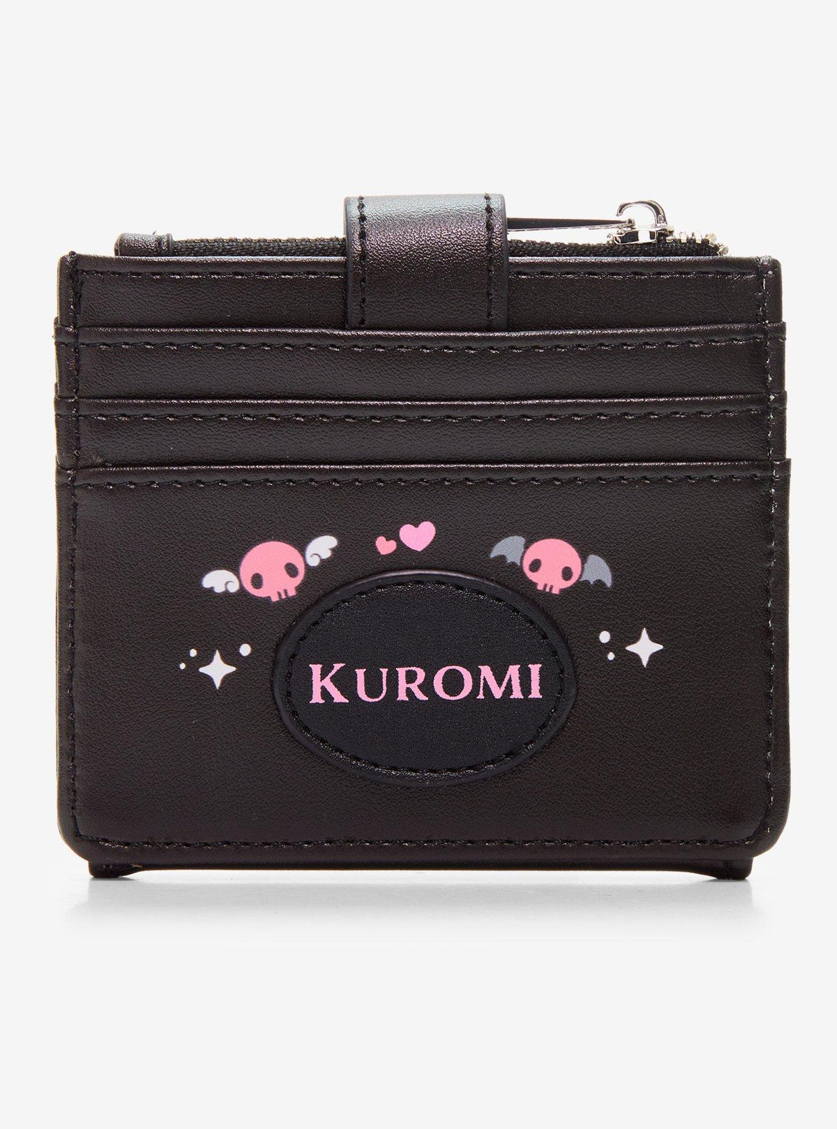 Billetera mini de Kuromi con alas de ángel