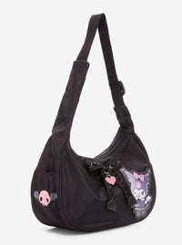 Bolso de hombro Kuromi con alas de ángel