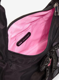 Bolso de hombro Kuromi con alas de ángel