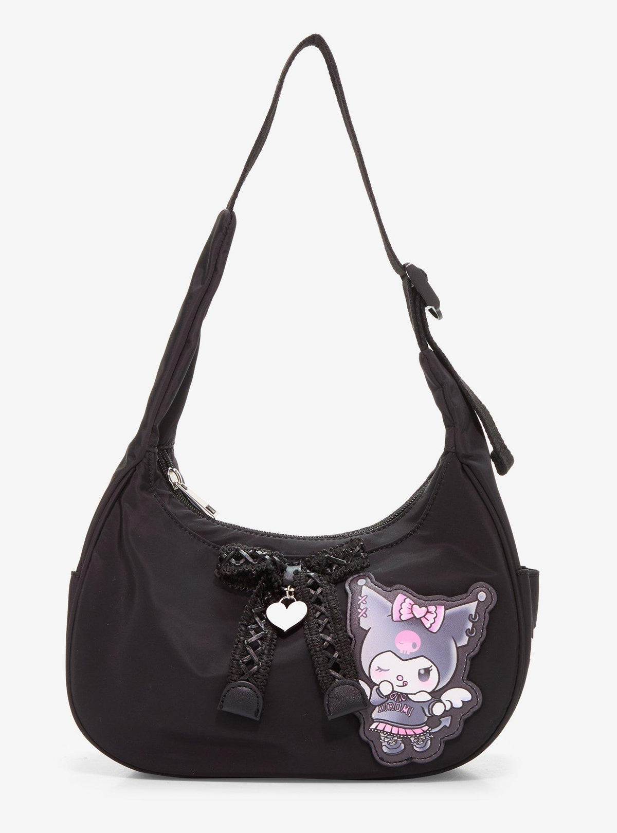 Bolso de hombro Kuromi con alas de ángel
