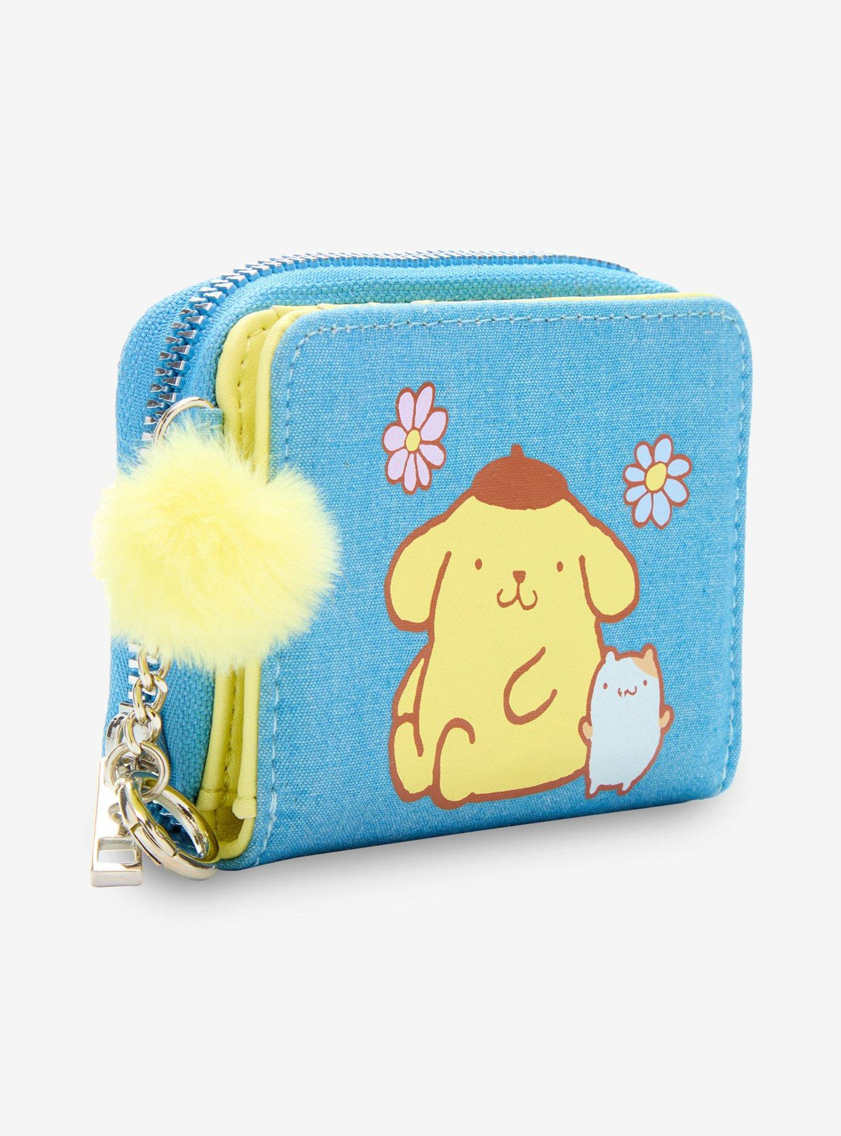 Billetera mini floral de Pompompurin y Muffin