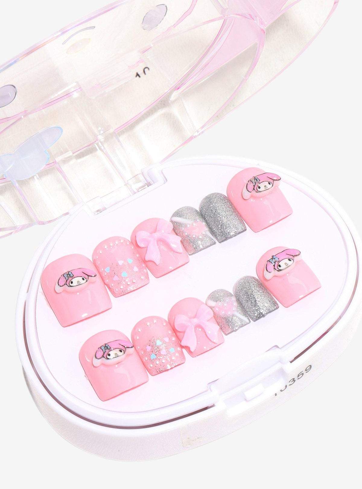 Set de uñas postizas cortas My Melody 3H