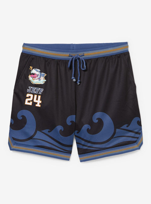 Shorts de básquetbol Marvel Rivals Jeff the Land Shark
