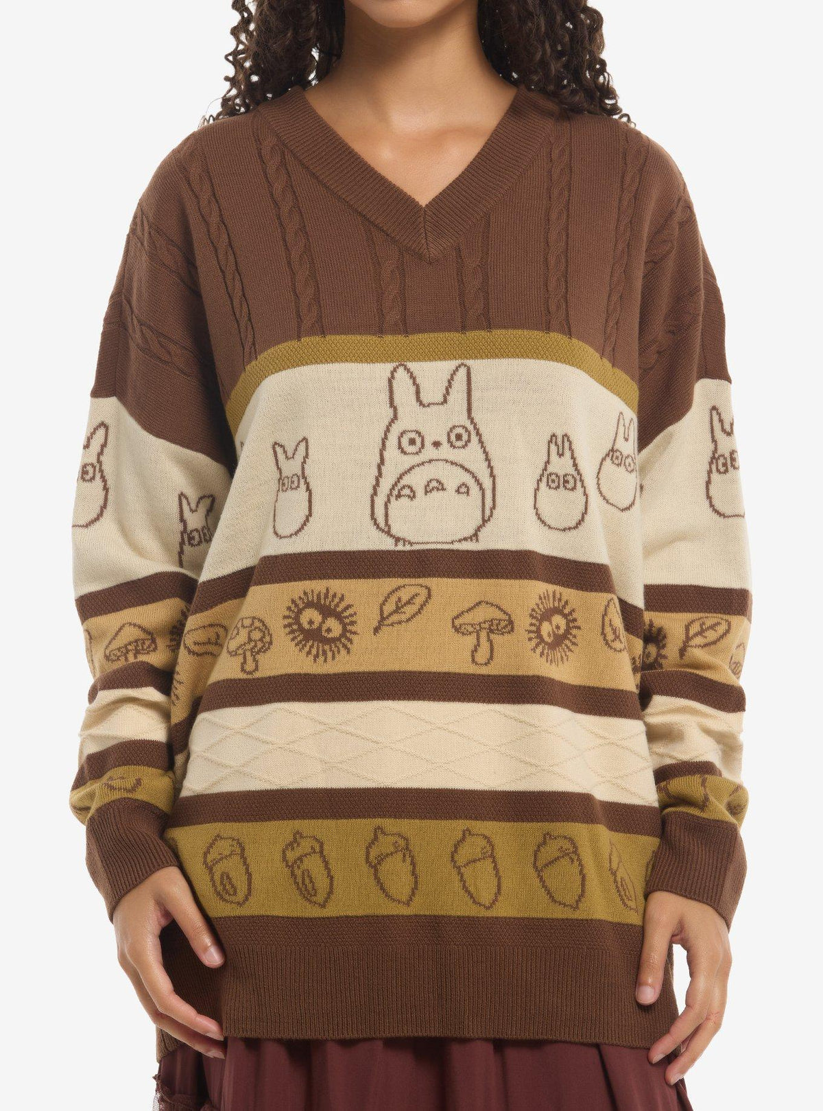 Chaleco a rayas de Mi vecino Totoro