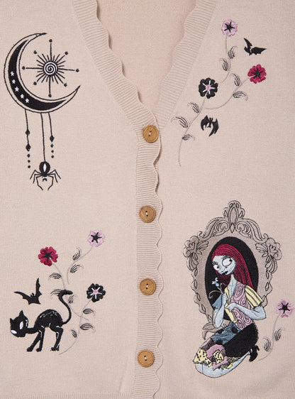 Cárdigan de punto bordado Sally - The Nightmare Before Christmas