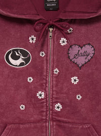 Polerón corto con cierre de Sally Love You to Death