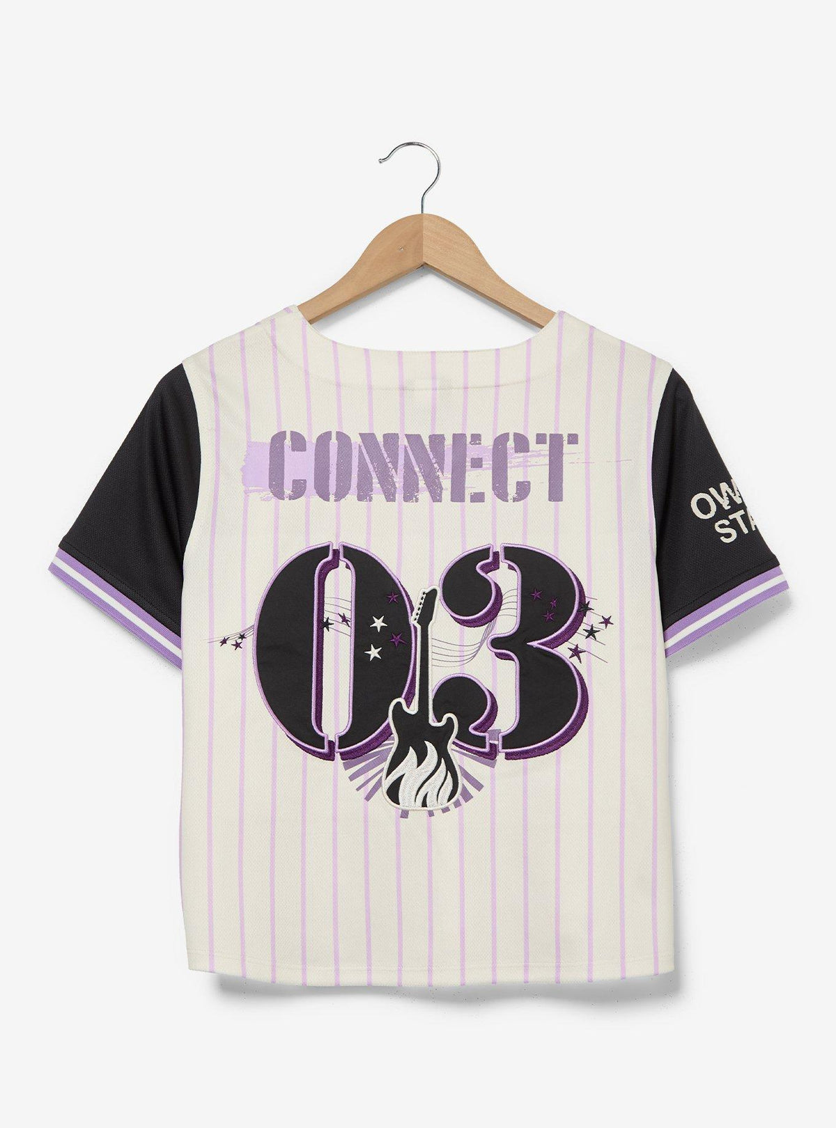 Camisa cropped de béisbol Camp Rock Connect 3