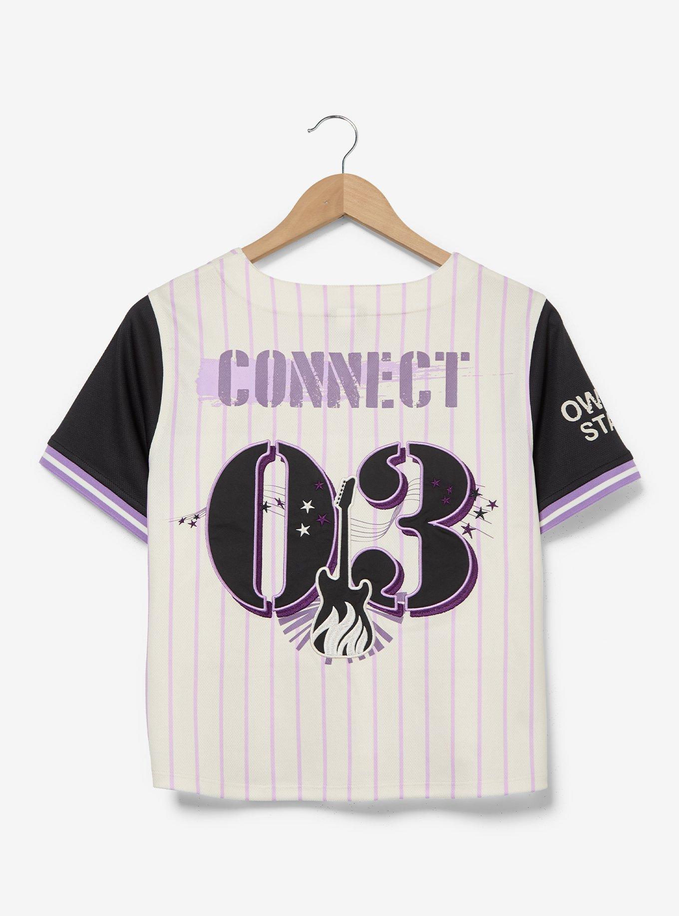 Camisa cropped de béisbol Camp Rock Connect 3