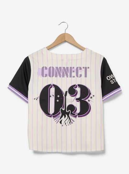 Camisa cropped de béisbol Camp Rock Connect 3