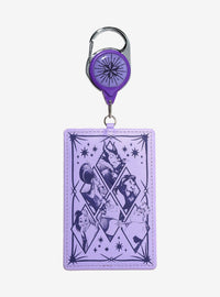 Cordón retráctil Disney Villains con porta credencial