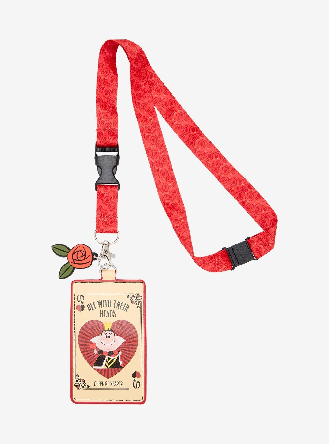 Lanyard Queen of Hearts de Alice in Wonderland