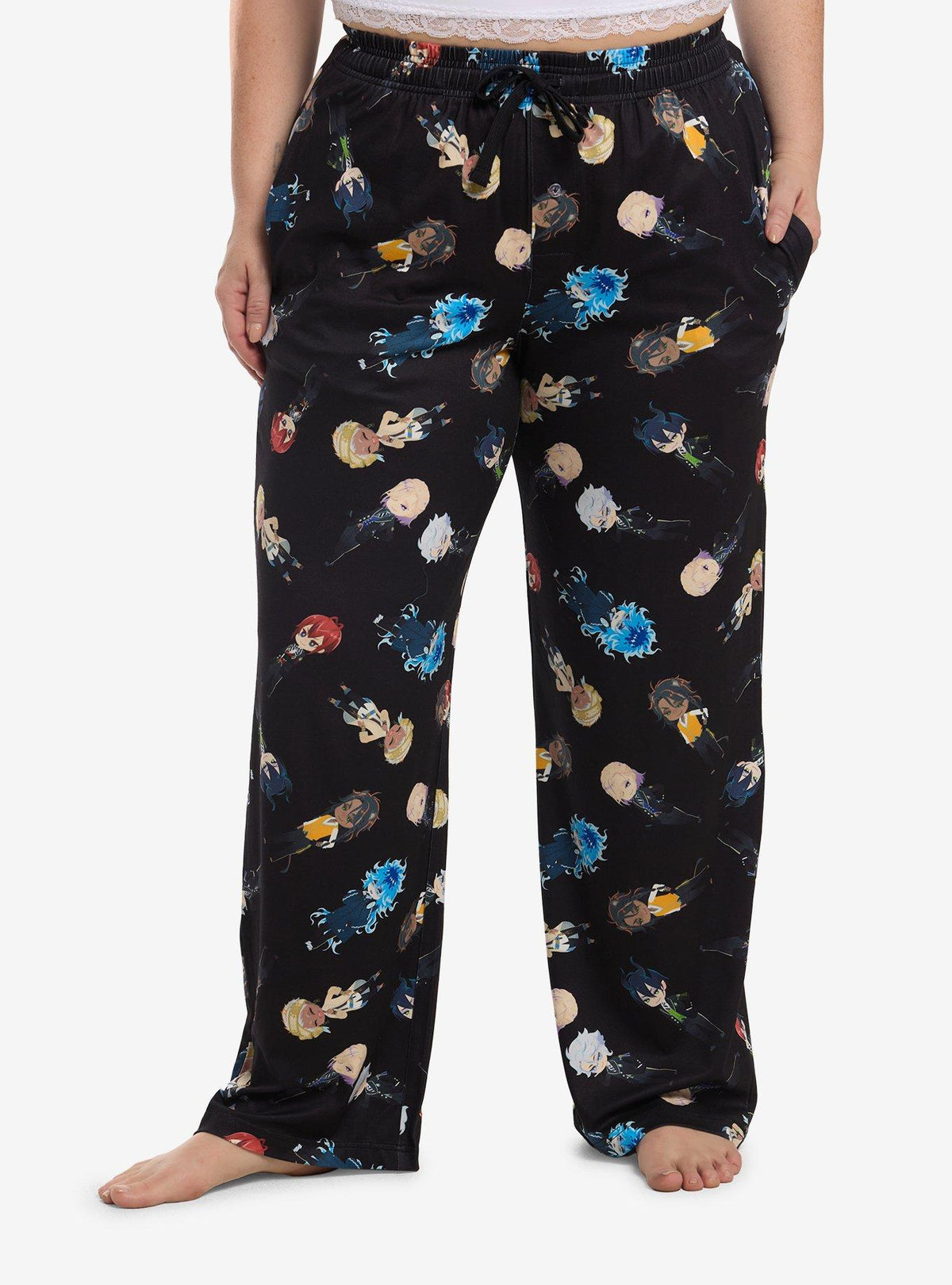 Pantalón de pijama talla plus Disney Twisted-Wonderland